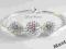 Piękna Bransoletka Duże Kule Swarovski 14mm #b009