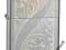 ZIPPO 21139 Scrolled Feather Satin +kamienieGRATIS