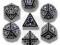 Komplet Runiczny czarno-biały SSP:965