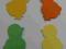 SAM SCRAPKI KURCZAK MIX 1,5cm 150szt. WIELKANOC