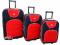 WALIZKI KOMPLET 3w1 WALIZKA TORBA PODRÓŻNA KOLORY