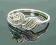 pierścionek srebrny srebro 011 cyrkonie cyrkonia