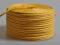Drut papierowy 2m ŻÓŁTY CIEMNY