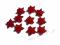 [m-craft] KORALIKI GWIAZDKI MAŁE 10 szt czerwone