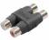 Adapter łacznik 2xRCA  - 2xRCA  AUDIO Vivanco CENA