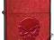 ZIPPO 21186 Doom, Candy Apple Red + benzyna GRATIS