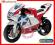 PEG PEREGO Ducati GP MOTOCYKL Akumulator+BRAMKA