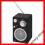 RADIO RETRO CLATRONIC TR 824 CZARNE 3LATA GWARANCJ