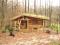 DOMEK LETNISKOWY Z BALI OKRAGŁYCH o pow. 52 m2