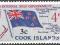 COOK ISLANDS mapka flaga dwie waluty (b)