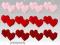 ~FUKSIK~ serduszka0,5m=25szt ślub scrapbooking 1a