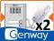 DOMOFON 2 RODZINNY GENWAY KOMPLET 2-RODZINNY