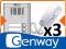 DOMOFON 3 RODZINNY GENWAY KOMPLET 3-RODZINNY