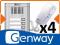 DOMOFON 4 RODZINNY GENWAY KOMPLET 4-RODZINNY