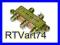 Spliter F 4W do TV 5-900 Mhz