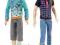 Lalka KEN FASHIONISTAS Mix Barbie MATTEL T4893