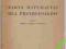 ZARYS MATEMATYKI DLA PRZYRODNIKÓW CAŁKI ROŻNICZKI