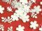 SCRAPKI LISTKI KWIATY 1,6 CM OKAZJA 100 SZT