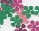 SCRAPKI KWIATY KWIATKI 2,5 CM OKAZJA 50 SZT