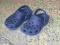 KLAPKI piankowe r. 23-24 crocsy granat UNISEX