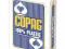 COPAG Karty do gry PLASTIK JUMBO POKER blue 4xIND.