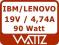 IBM / LENOVO - FIRMOWY - 19V 4,74A - GW12 - FV