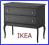 Komoda szafka IKEA EDLAND 2 szuflady szara OKAZJA!