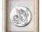 NOWOŚĆ SREBRNY OBRAZEK Anioł Stróż RAMA