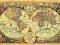 Puzzle 1000 el. Historyczna mapa świata