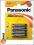 4 baterie Panasonic Bronze AAA LR03 1,5V