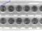 ZESTAW 12 x 25 cents KANADA - PROWINCJE - PolecaM