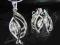 Olśniewający Komplet Biżuterii Srebrnej z Cyrkonią