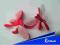 Prześliczne ważki trójwymiarowe -czerwone 3D