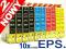 10 TUSZ DO EPSON T0711-0714 D78 D92 DX7450 SX20/21