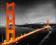 SAN FRANCISCO - ORANGE BRIDGE - plakat 50x40cm