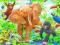 DUŻE PUZZLE PODŁOGOWE DŻUNGLA PRZYJACIELE 24 EL.