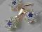 Piękny Komplet!!! kolczyki i wisiorek! nugatto_pl!