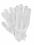 Rękawiczki bawełniane białe, mikronakropienie r.9