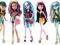 MONSTER HIGH Draculaura Cleo Clawdeen Ghoulia / 5