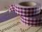 Taśma samoprzylepna w fioletową kratkę - Brocante
