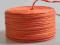 Drut papierowy 2m POMARAŃCZOWY