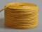 Drut papierowy 2m ŻÓŁTY CIEMNY