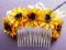 stroik do włosów SŁONECZNIKI grzebyk wz1