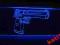 Reklama Neon GUN led prezenter szyld