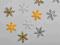 Boże Narodzenie - gwiazdki, śnieżynki - 7 szt