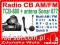 Radio CB TTI TCB-880 AM/FM Multi +antena Sonar 877