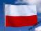 FLAGA POLSKI średnia do okna  itp 75x50cm 75/50