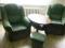 Komplet wypoczynkowy sofa,dwa fotele,ława,pufy