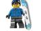 Netzabawki: LEGO MINIFIGURKI 8805 SNOWBOARDZISTA