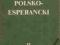 MAŁY SŁOWNIK POLSKO-ESPERANCKI Kazimierz Tymiński